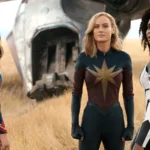 The Marvels : fin du film, Monica et scène post-générique expliquées Carol Danvers, Monica Rambeau et Kamala Khan dans The Marvels
