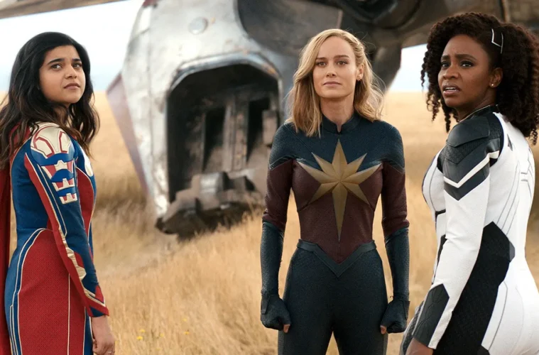 Carol Danvers, Monica Rambeau et Kamala Khan dans The Marvels