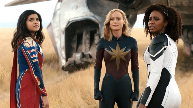 Carol Danvers, Monica Rambeau et Kamala Khan dans The Marvels