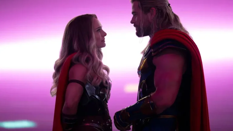 Thor et Jane Foster dans Thor Love and Thunder