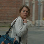 Émilie Dequenne dans Chez nous (2017), photo de presse Cinéart.