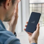 Appels d’urgence uniquement sur le téléphone : que faire ? Personne constatant une absence de réseau mobile sur son smartphone