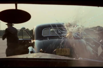 Attaque contre la voiture de Vito Corleone dans Le Parrain