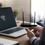 Ordinateur portable sans connexion Wi-Fi à proximité d’un routeur domestique
