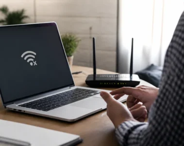 Ordinateur portable sans connexion Wi-Fi à proximité d’un routeur domestique