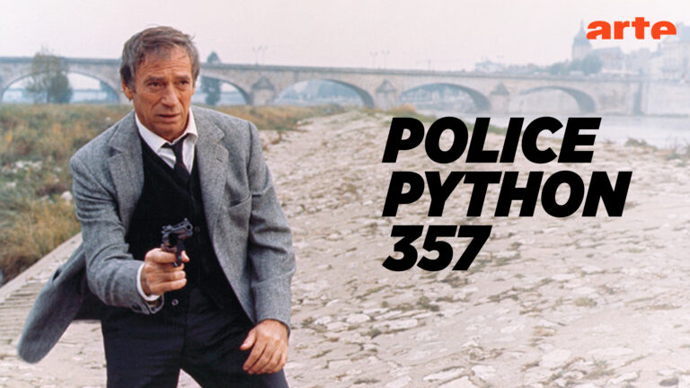 Yves Montand dans Police Python 357, visuel de présentation diffusé par ARTE.