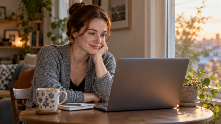 Deux femmes adultes regardant un ordinateur portable — illustration de la fiche Varmiv
